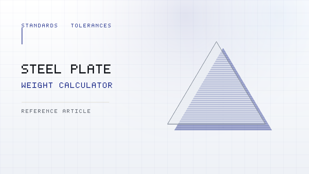 ASTM A6 thickness tolerance diagram showing nominal plate thickness against the permitted range above and below it
