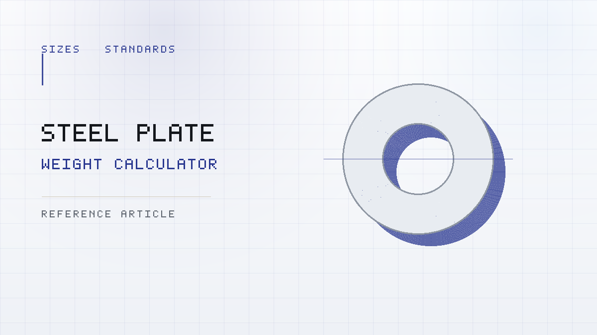 Metric vs imperial steel plate size comparison showing a half inch plate against a 12 millimetre plate
