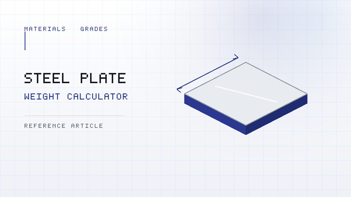 Mild steel vs stainless steel density comparison on two identical steel plates